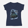 Clan Mudhorn-Womens-V-Neck-Tee-rmatix