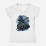 Clan Mudhorn-Womens-V-Neck-Tee-rmatix
