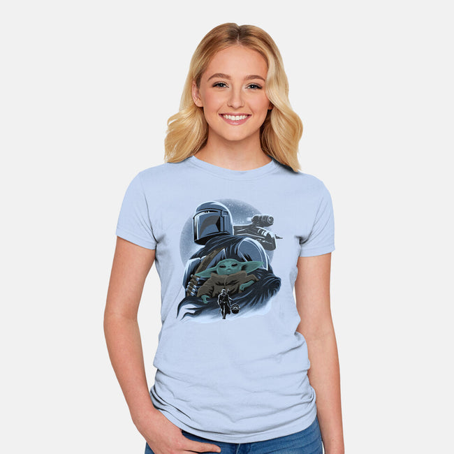 Clan Mudhorn-Womens-Fitted-Tee-rmatix