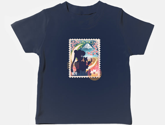 Moon Mail Stamp