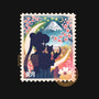 Moon Mail Stamp-Youth-Crew Neck-Sweatshirt-dandingeroz