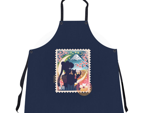Moon Mail Stamp