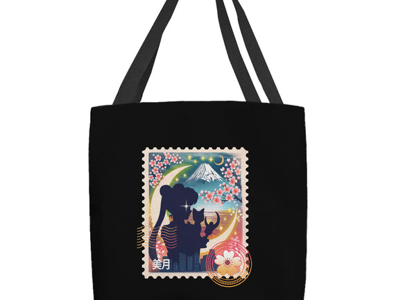 Moon Mail Stamp