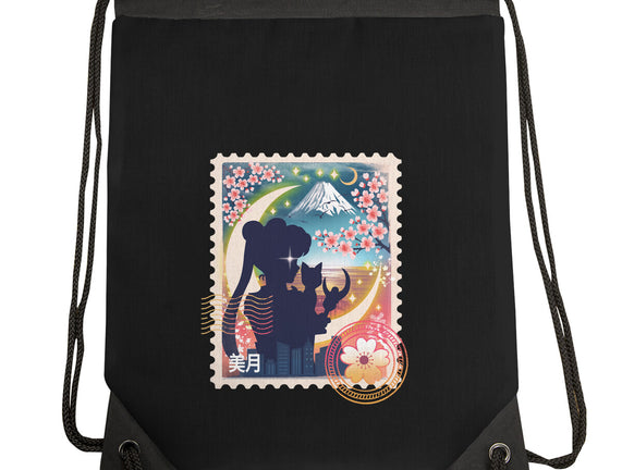 Moon Mail Stamp