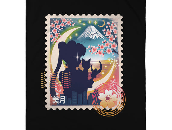 Moon Mail Stamp