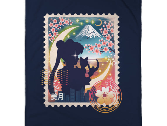 Moon Mail Stamp