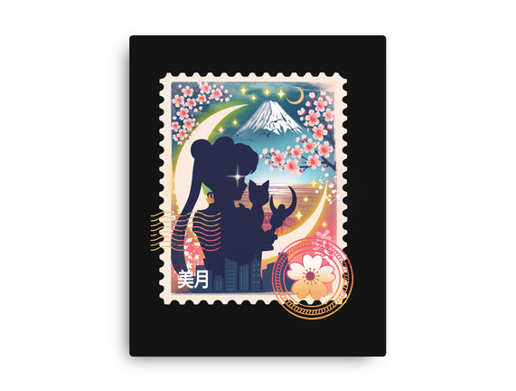 Moon Mail Stamp