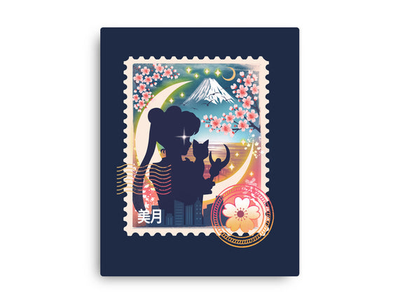 Moon Mail Stamp