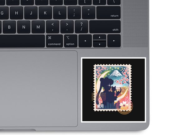 Moon Mail Stamp