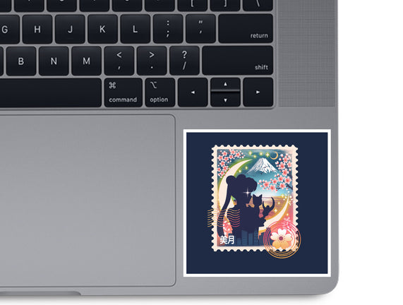 Moon Mail Stamp