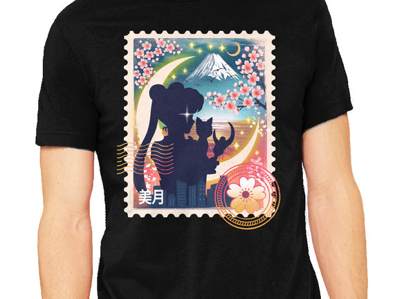 Moon Mail Stamp