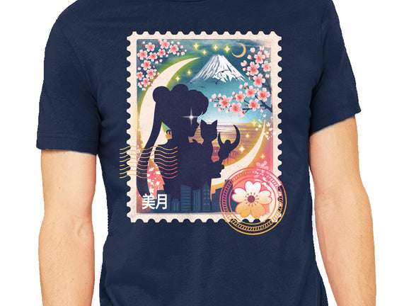 Moon Mail Stamp