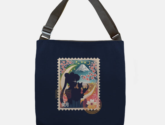 Moon Mail Stamp