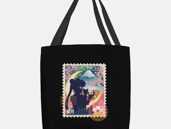 Moon Mail Stamp
