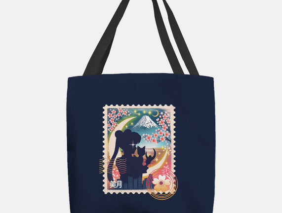 Moon Mail Stamp