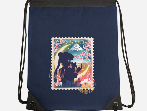 Moon Mail Stamp