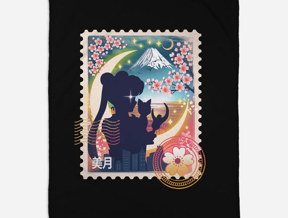 Moon Mail Stamp
