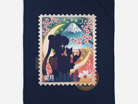 Moon Mail Stamp