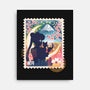 Moon Mail Stamp-None-Stretched-Canvas-dandingeroz
