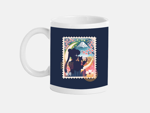 Moon Mail Stamp