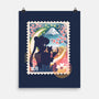 Moon Mail Stamp-None-Matte-Poster-dandingeroz