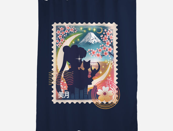 Moon Mail Stamp