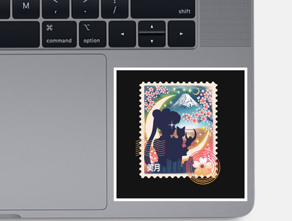 Moon Mail Stamp