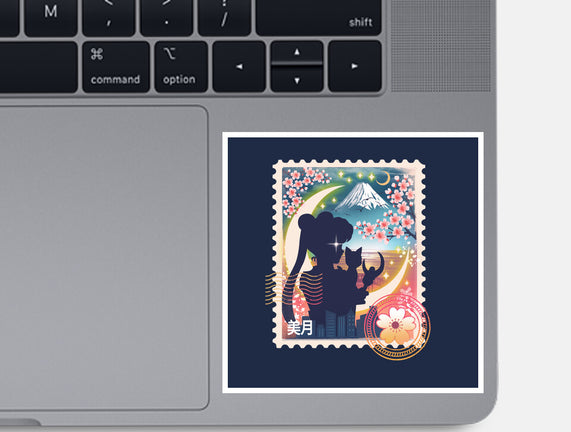 Moon Mail Stamp