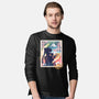 Moon Mail Stamp-Mens-Long Sleeved-Tee-dandingeroz