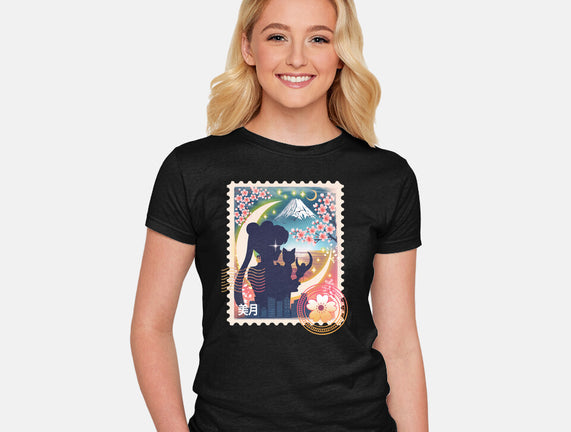 Moon Mail Stamp