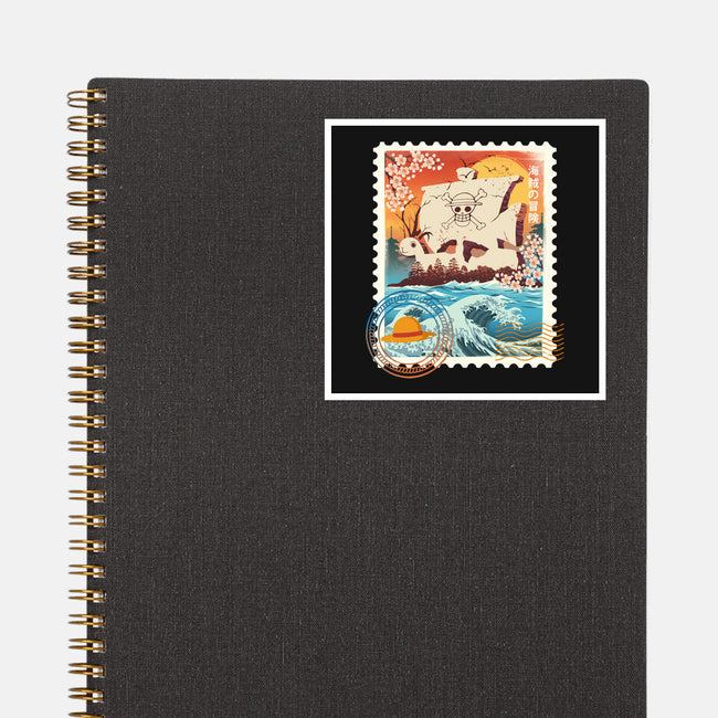 Pirate Mail Stamp-None-Glossy-Sticker-dandingeroz