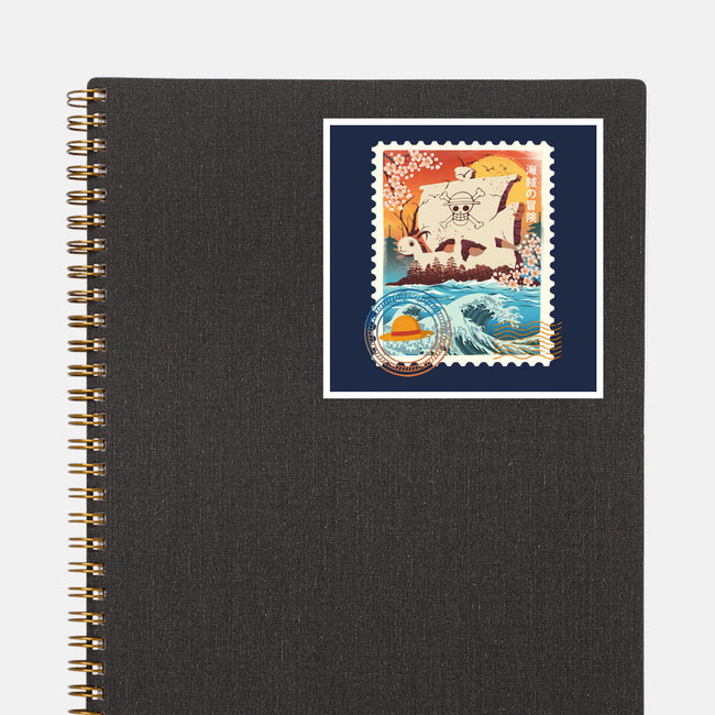 Pirate Mail Stamp-None-Glossy-Sticker-dandingeroz
