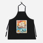 Pirate Mail Stamp-Unisex-Kitchen-Apron-dandingeroz