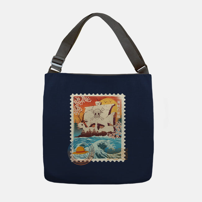 Pirate Mail Stamp-None-Adjustable Tote-Bag-dandingeroz