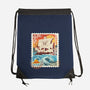 Pirate Mail Stamp-None-Drawstring-Bag-dandingeroz