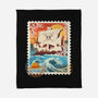 Pirate Mail Stamp-None-Fleece-Blanket-dandingeroz
