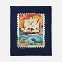 Pirate Mail Stamp-None-Fleece-Blanket-dandingeroz