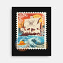 Pirate Mail Stamp-None-Stretched-Canvas-dandingeroz