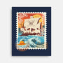 Pirate Mail Stamp-None-Stretched-Canvas-dandingeroz