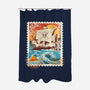 Pirate Mail Stamp-None-Polyester-Shower Curtain-dandingeroz