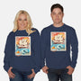 Pirate Mail Stamp-Unisex-Crew Neck-Sweatshirt-dandingeroz