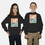 Pirate Mail Stamp-Youth-Crew Neck-Sweatshirt-dandingeroz