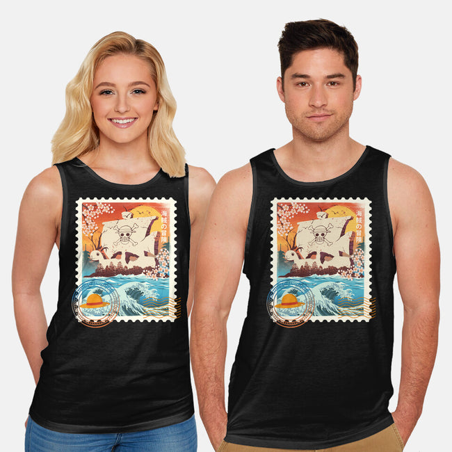 Pirate Mail Stamp-Unisex-Basic-Tank-dandingeroz