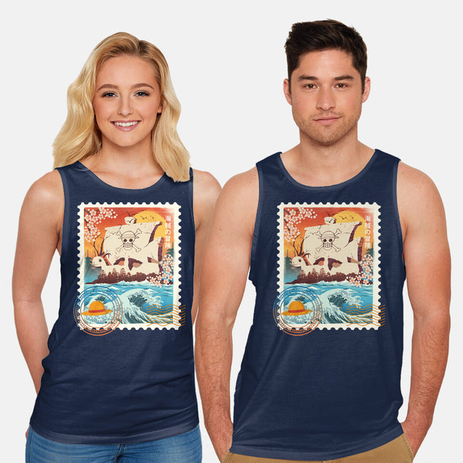Pirate Mail Stamp-Unisex-Basic-Tank-dandingeroz
