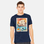 Pirate Mail Stamp-Mens-Heavyweight-Tee-dandingeroz