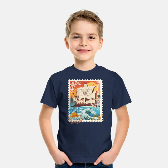 Pirate Mail Stamp-Youth-Basic-Tee-dandingeroz