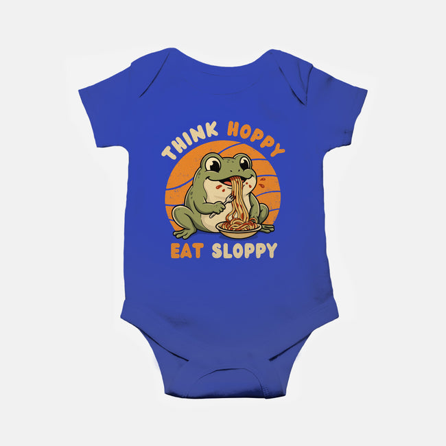 Think Hoppy Eat Sloppy-Baby-Basic-Onesie-Trendlory