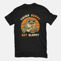 Think Hoppy Eat Sloppy-Womens-Fitted-Tee-Trendlory
