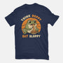 Think Hoppy Eat Sloppy-Womens-Fitted-Tee-Trendlory
