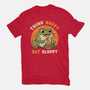 Think Hoppy Eat Sloppy-Mens-Heavyweight-Tee-Trendlory